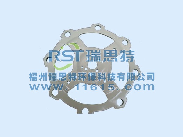 电泳乳白色自行车配件