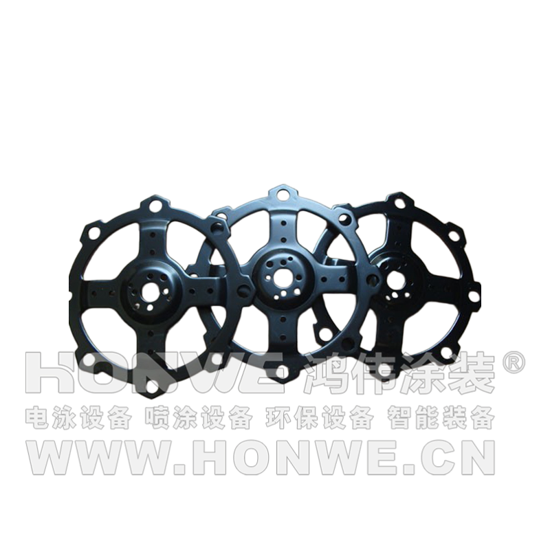 黑色亮光电泳工件