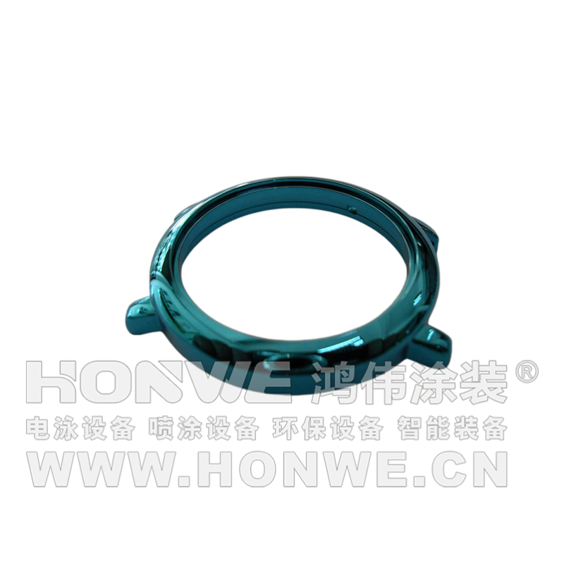 电泳墨绿色工件