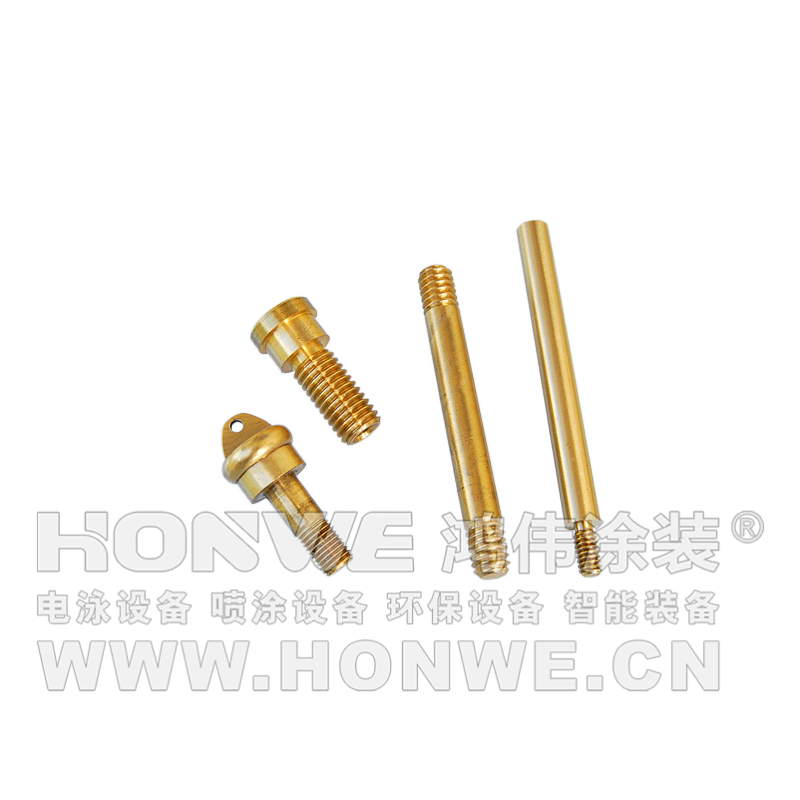 电泳仿金色工件