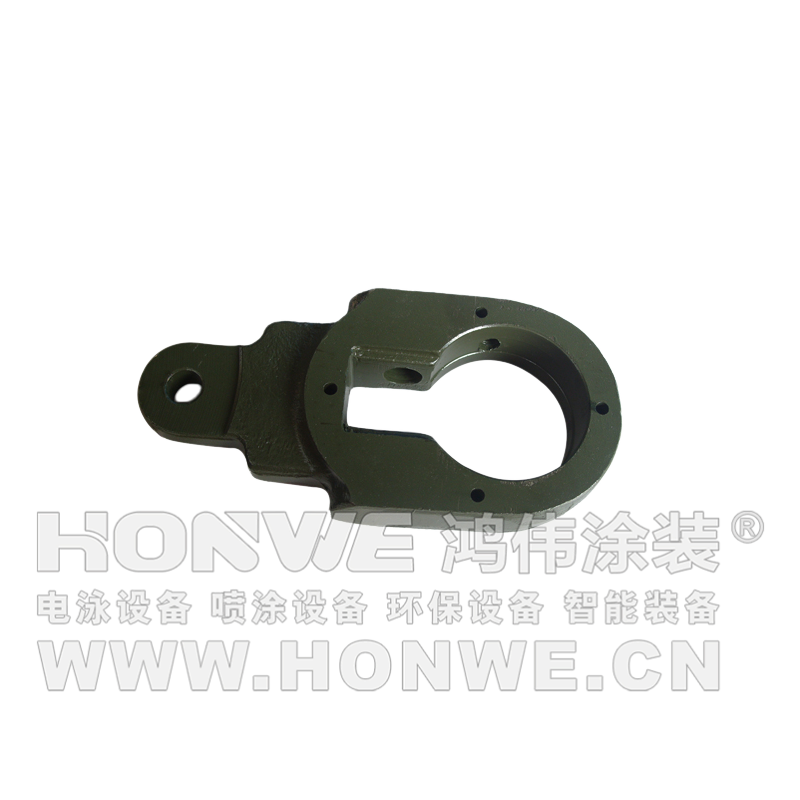 电泳军绿色工件