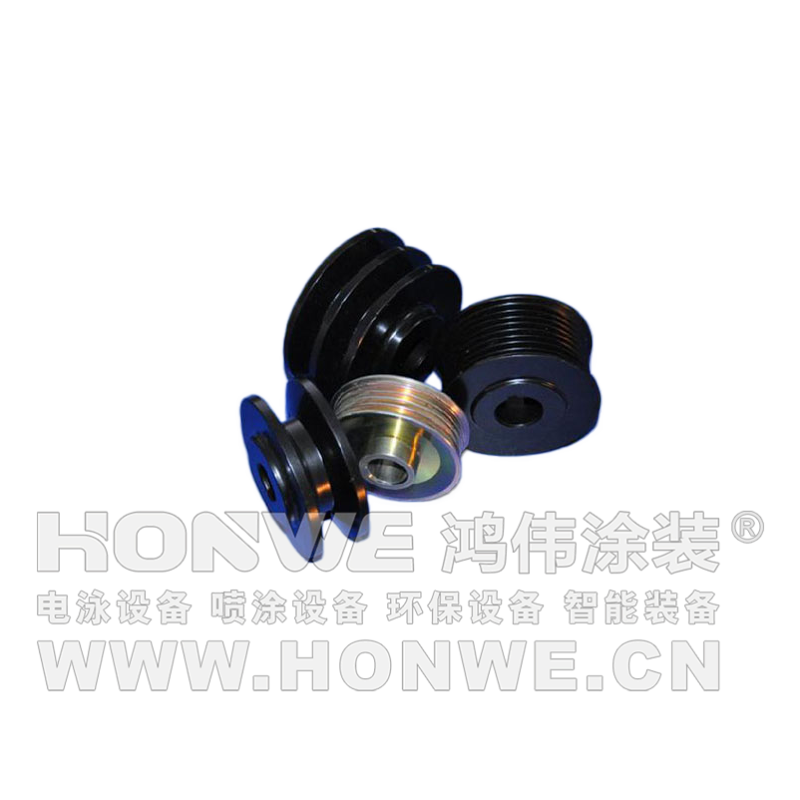 电泳黑色亮光皮带轮